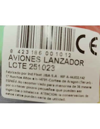 Avion Con Lanzador o Planeador