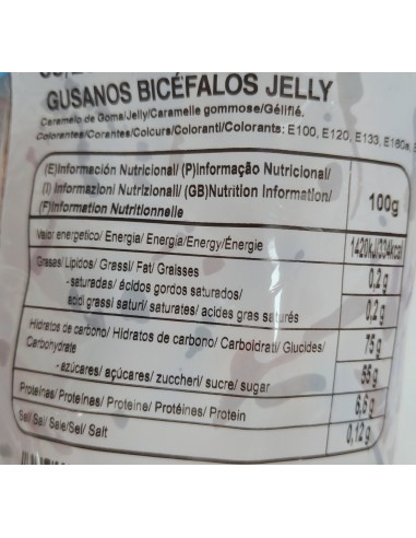 Gusanos de gominola Bicéfalos