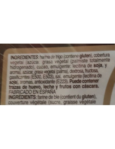 Las galletas de chocolate de los quioscos