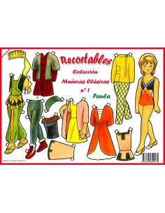 Muñecas Recortables estilo clásico