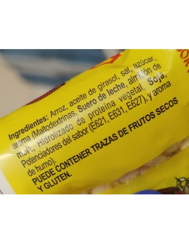 Milolo Arroz Inflado sabor jamón