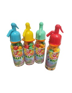 Sifon plástico rellena de Frutas o Mini Fruits