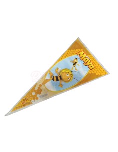 Cono de Plástico Transparente con nuestra querida Abeja Maya