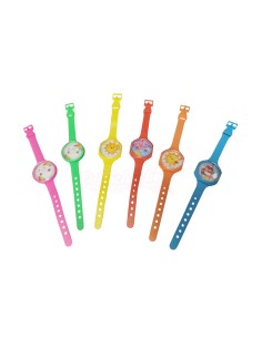 reloj pasatiempo bolita aro plastico piñata bola muñeca
